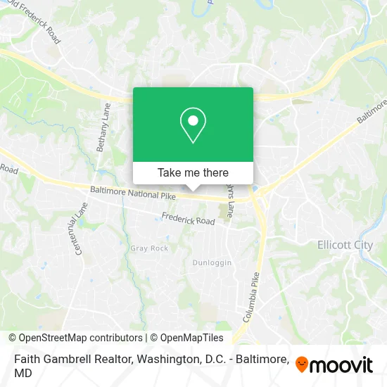 Faith Gambrell Realtor map