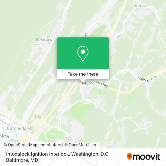Intoxalock Ignition Interlock map