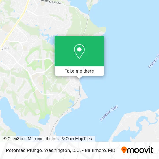 Potomac Plunge map