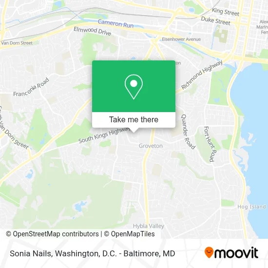 Sonia Nails map