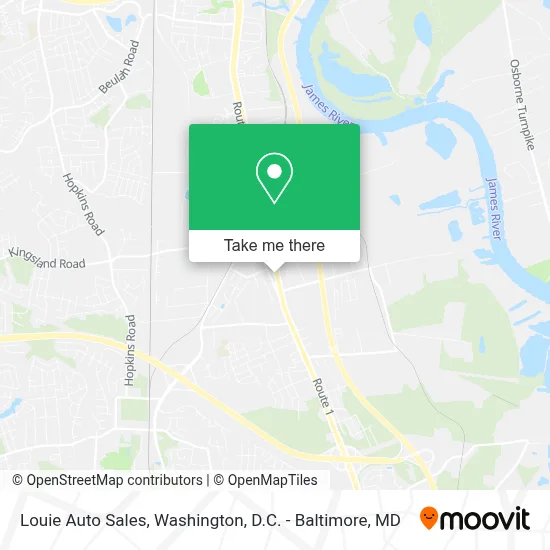 Louie Auto Sales map