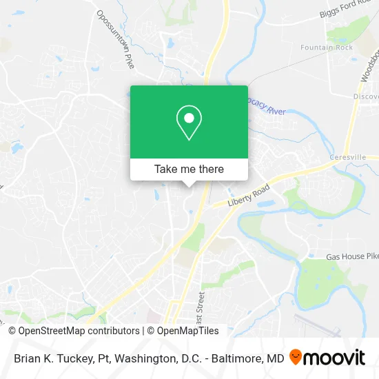 Brian K. Tuckey, Pt map