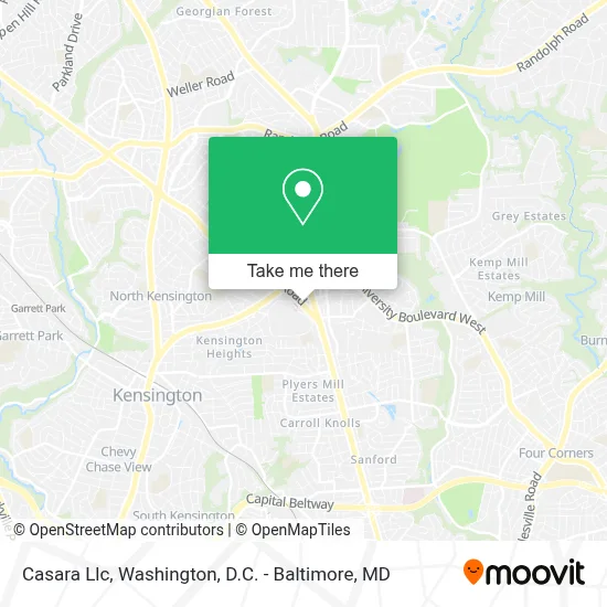 Casara Llc map