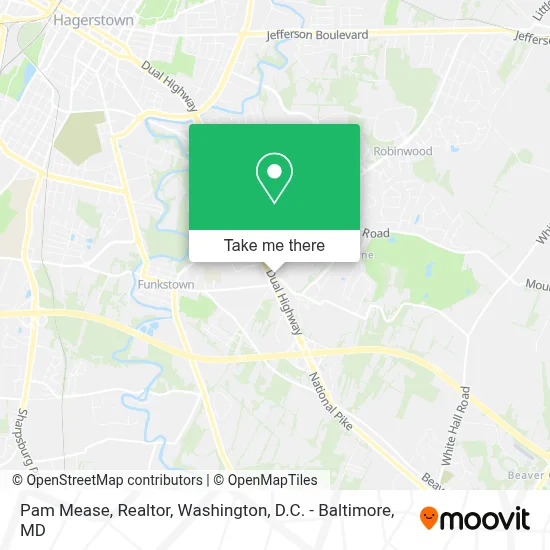Pam Mease, Realtor map