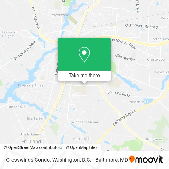 Crosswinds Condo map