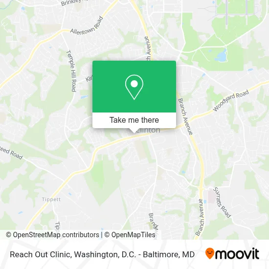 Reach Out Clinic map