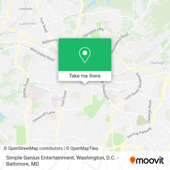 Simple Genius Entertainment map