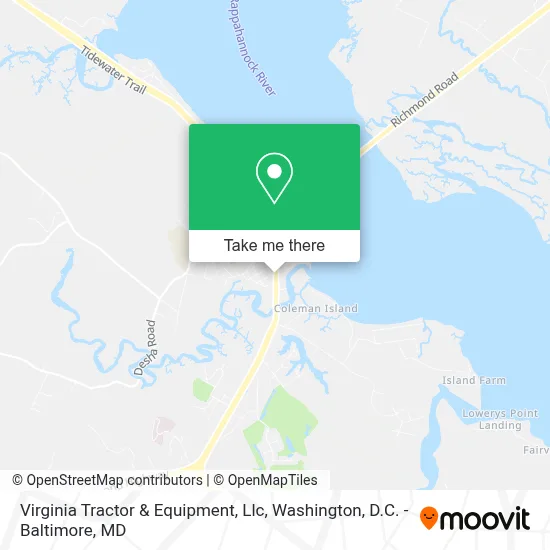 Virginia Tractor & Equipment, Llc map