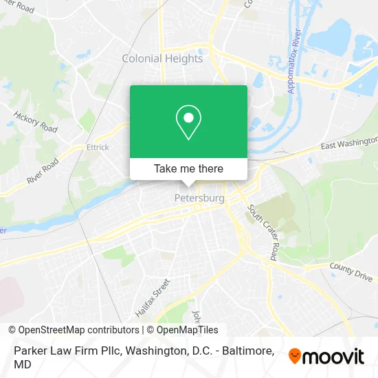 Parker Law Firm Pllc map