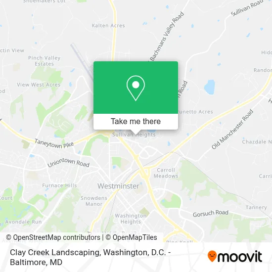 Clay Creek Landscaping map