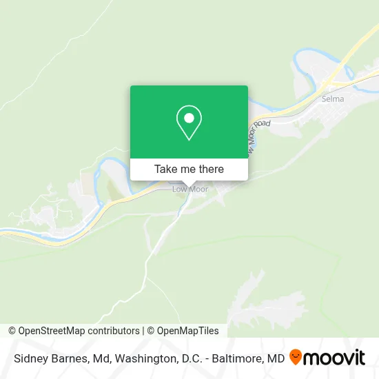 Sidney Barnes, Md map
