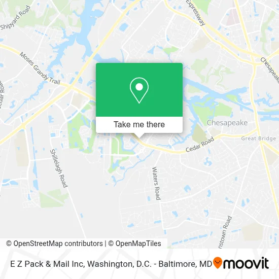 E Z Pack & Mail Inc map