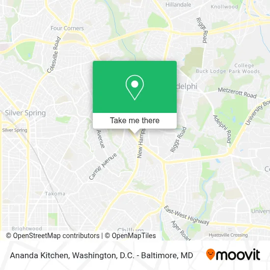 Ananda Kitchen map