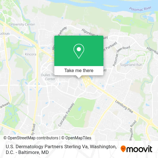 U.S. Dermatology Partners Sterling Va map