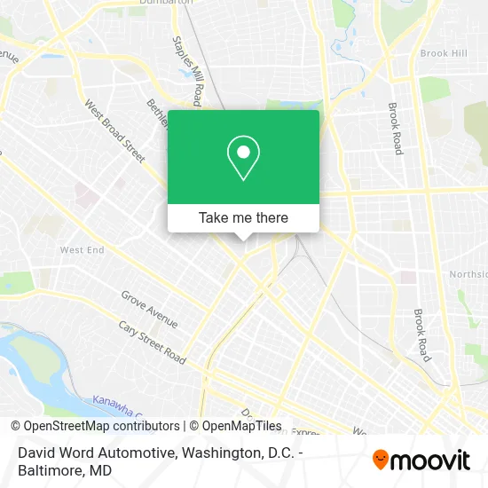 David Word Automotive map
