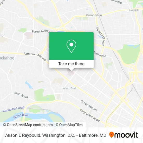 Alison L Raybould map