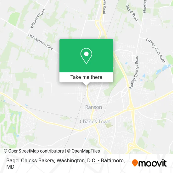 Bagel Chicks Bakery map