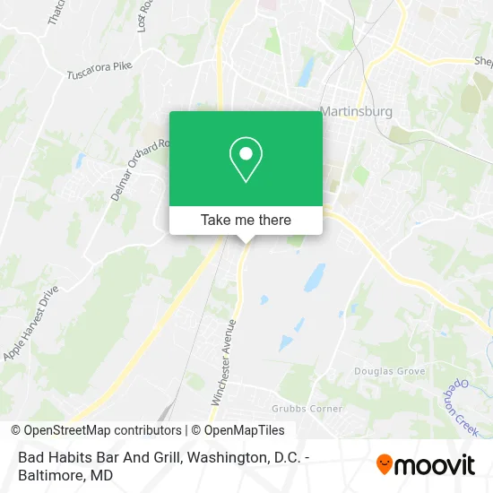 Bad Habits Bar And Grill map