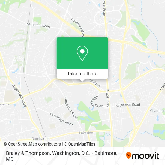 Braley & Thompson map