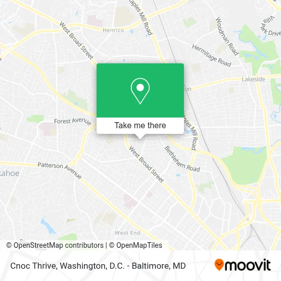 Cnoc Thrive map
