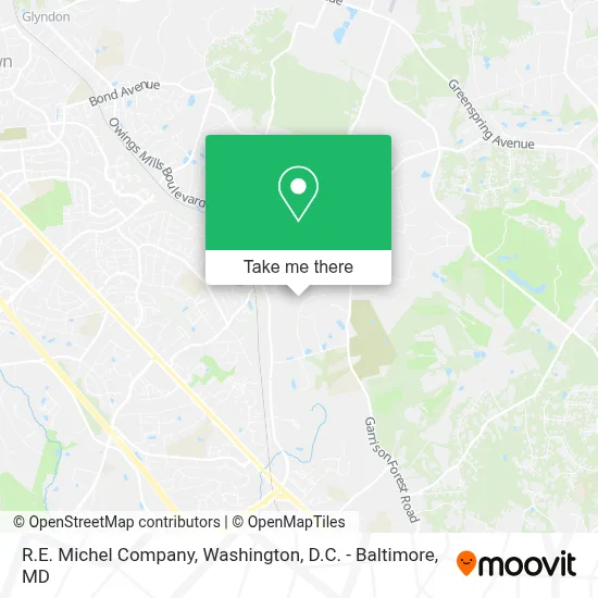 R.E. Michel Company map