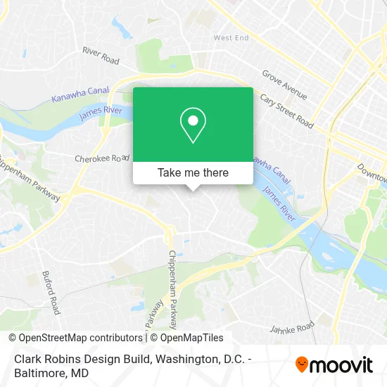 Clark Robins Design Build map