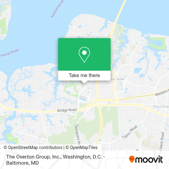 The Overton Group, Inc. map