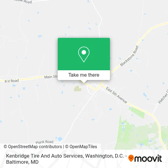 Kenbridge Tire And Auto Services map