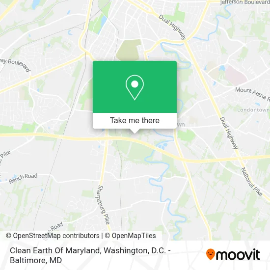 Clean Earth Of Maryland map