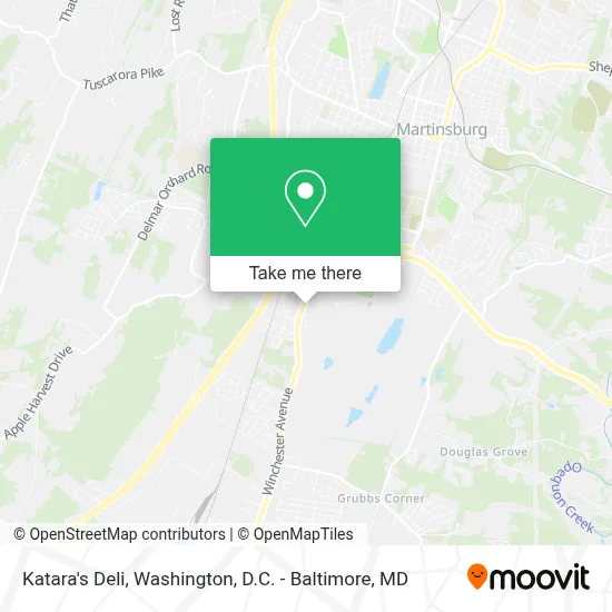 Katara's Deli map