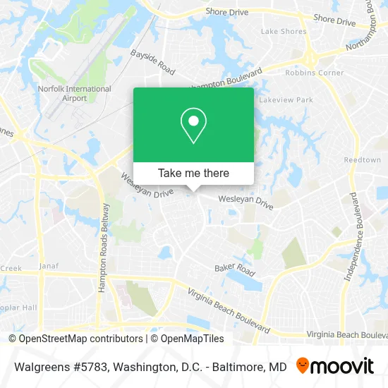 Walgreens #5783 map