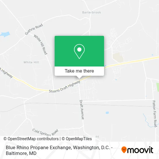 Blue Rhino Propane Exchange map