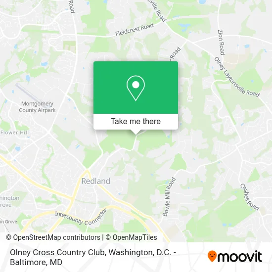 Olney Cross Country Club map