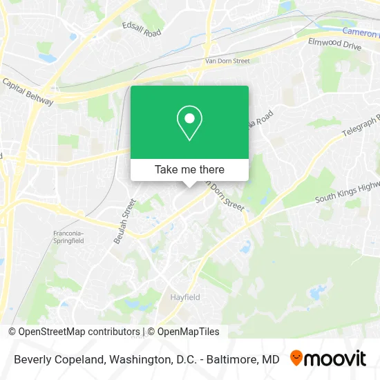Beverly Copeland map