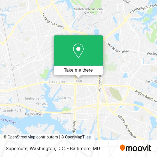 Supercuts map