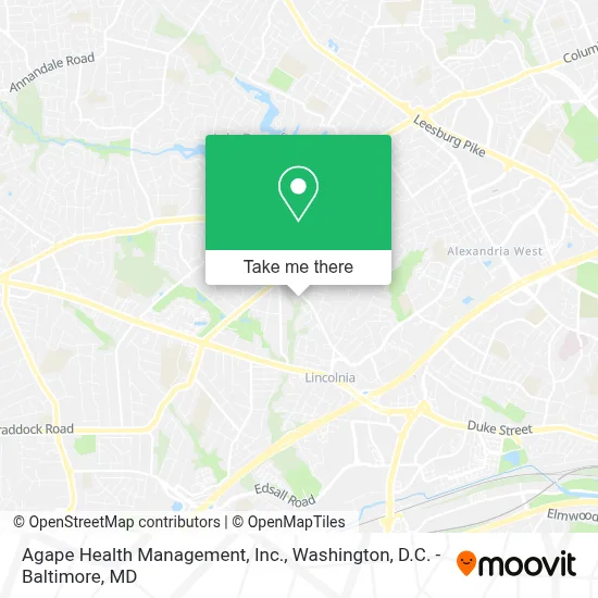 Agape Health Management, Inc. map