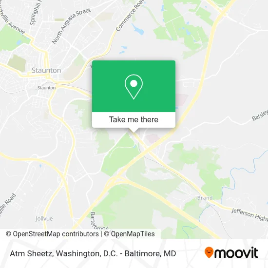 Atm Sheetz map