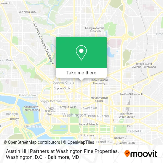 Austin Hill Partners at Washington Fine Properties map
