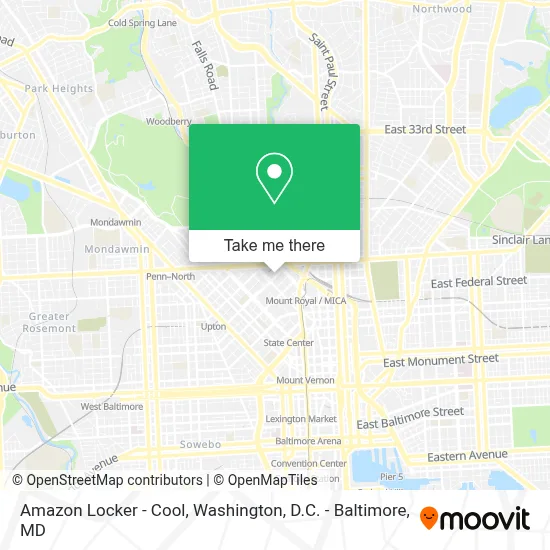 Amazon Locker - Cool map