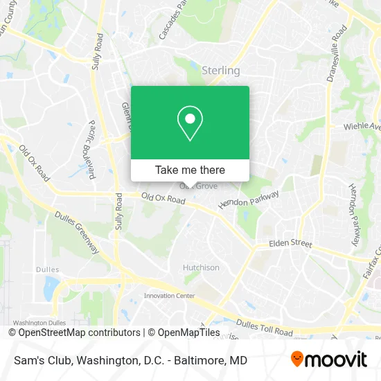 Sam's Club map