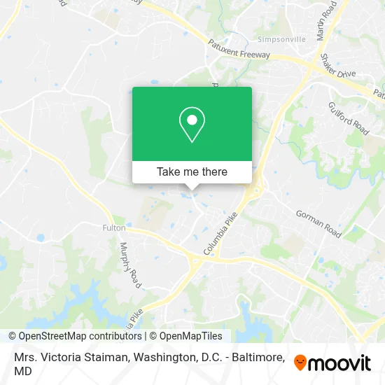 Mrs. Victoria Staiman map