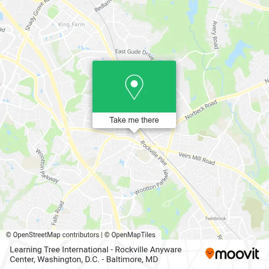 Learning Tree International - Rockville Anyware Center map