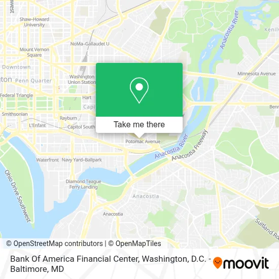 Bank Of America Financial Center map