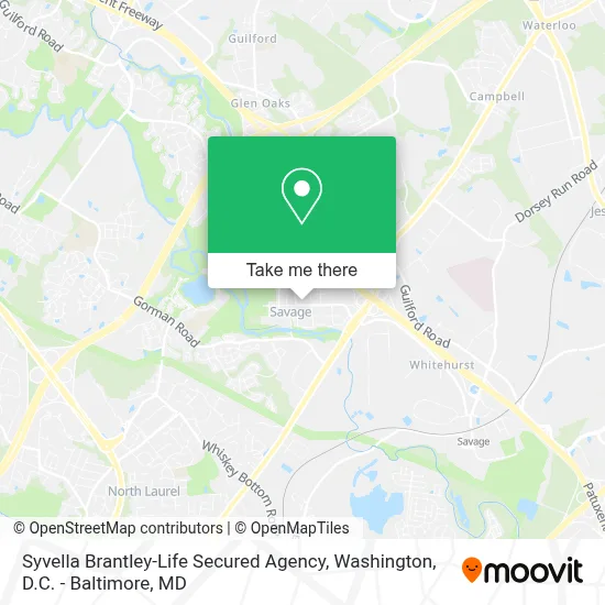 Syvella Brantley-Life Secured Agency map