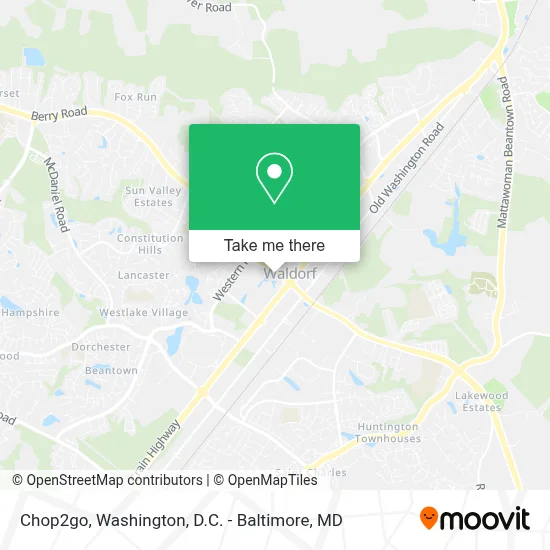 Chop2go map