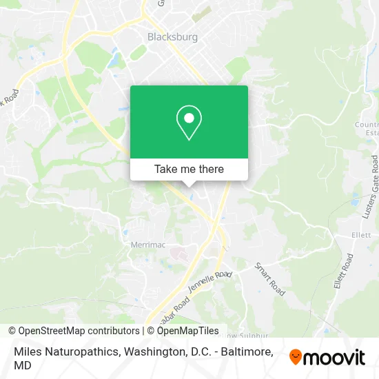 Miles Naturopathics map