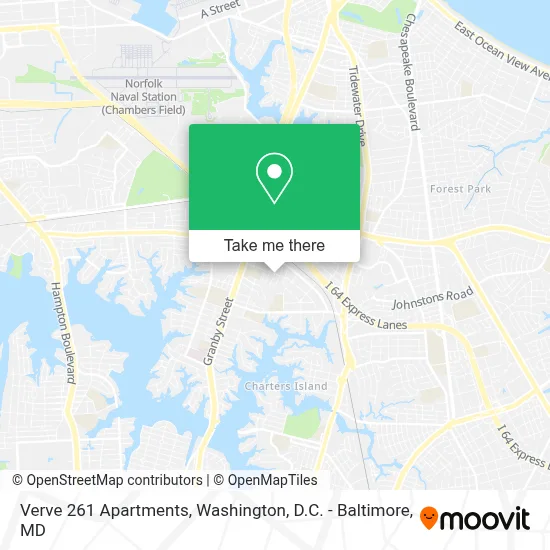 Verve 261 Apartments map