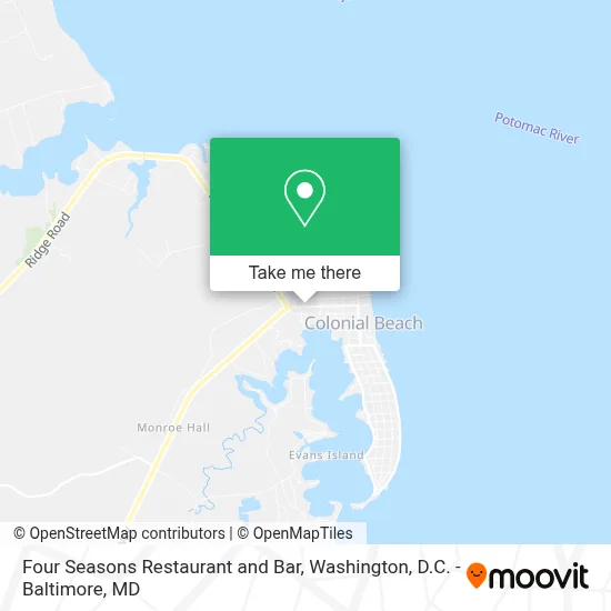 Four Seasons Restaurant And Bar map