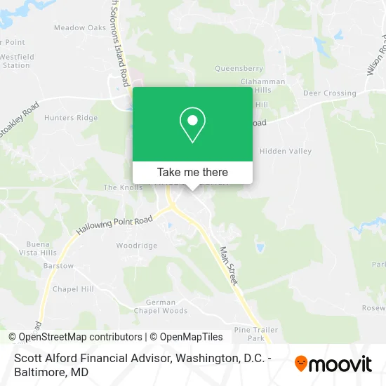 Scott Alford Financial Advisor map