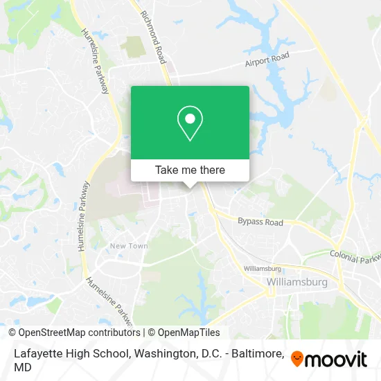 Lafayette High School map
